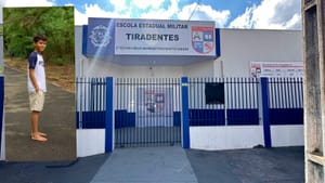 Um dia após completar 13 anos, aluno morre durante aula de basquete em escola militar de Mato Grosso