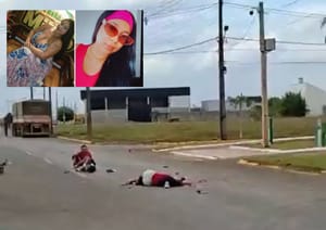 Jovem de 26 anos tem crânio esmagado após colisão entre motocicleta e carreta em Lucas do Rio Verde