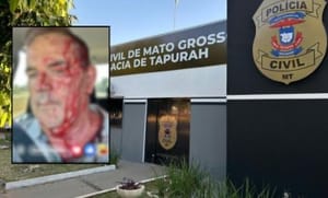 Ex-prefeito fica com rosto ensanguentado após ser atingido com garrafa em restaurante