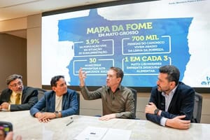 Sérgio Ricardo lidera mobilização para combater a fome em Mato Grosso e defende universalização da comida