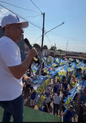 Fábio Tardin reúne apoiadores e toma ruas do Parque do Lago em grande arrastão