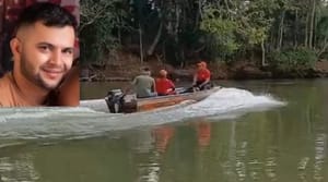Barco vira durante teste e jovem sem colete morre afogado em Juscimeira