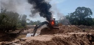 Operação Xapiri Kayabi avança sobre garimpos em rios de MT e inutiliza dez equipamentos