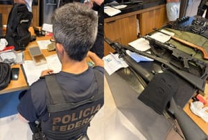 PF apreende armas em Alto Araguaia e investiga fraude para obtenção de registro de CAC