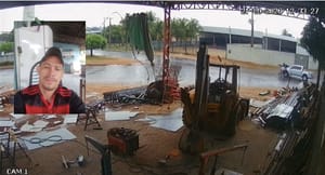 Câmera registra colisão que terminou com motociclista morto em MT