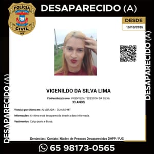 Mulher vem do Acre para evento em MT e fica sem contato com familiares