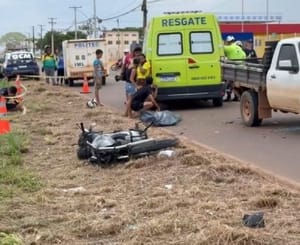 Colisão com Ford Ranger mata motociclista de 20 anos em MT