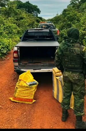 Três homens morrem em confronto com Gefron na fronteira; polícia apreende 237 kg de drogas e identifica vítimas