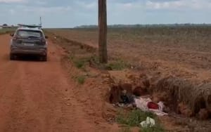 Homem é encontrado morto com mãos e pés amarrados, calças abaixadas e marcas de facadas em MT