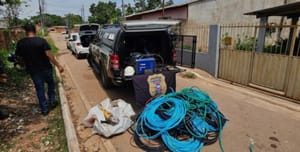 Polícia recupera cerca de duas toneladas de fios de alta tensão roubados e prende quatro em VG