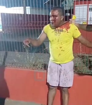 Mulher de 31 anos é morta com 16 facadas pelo ex-companheiro em Chapada; suspeito é preso após ser contido por populares