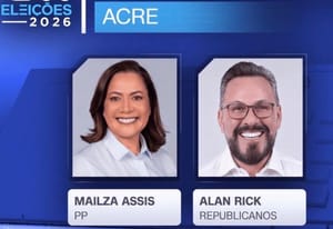 Mailza Assis é reeleita governadora do Acre com ampla vantagem sobre Alan Rick no segundo turno