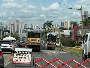 Recapeamento na Avenida do CPA e novas intervenções na Prainha marcam avanço das obras do BRT na manhã deste sábado