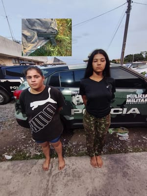 Duas mulheres são presas com pistola de sargento baleado, durante roubo em Cuiabá