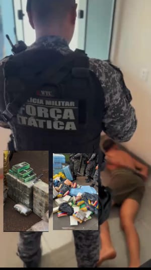 PM prende suspeito apontado como líder do TCP em MT, apreende 385 tabletes de drogas e investiga chacina